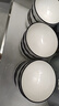 白朔碗盘餐具碗碟碗具套装轻奢纯色北欧风简约高级感乔迁新居送礼碗筷 礼盒装简素12人食（带汤煲） 60件套 实拍图