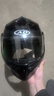 AD新国标电动车头盔男女士四季通用揭面盔冬季保暖防雾电瓶车安全帽男款夏季防晒轻便摩托车骑行半盔 亮黑【新国标B类】透明 均码 实拍图