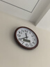 北极星（POLARIS）客厅挂钟家用大尺寸万年历钟表石英钟简约现代时钟静音免打孔43cm 实拍图
