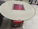 荣光钻石烧烤型五面取暖器家用电热取暖炉电暖器室内外省电速热烤火炉小太阳烤火器电烤炉客厅取暖器大面积 雾色白[特大款]红管-防倾倒带桌板 实拍图
