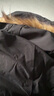 皮尔卡丹（pierre cardin）新国标羽绒服女士中长款2025新品狐狸毛领白鸭绒外套时尚保暖 黑色(貉子毛领) L 100-110斤 实拍图