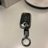 荣威汽车钥匙包套 荣威i5 RX5龙猫RX8鲸RX3 Ei6MAX改装遥控器钥匙壳男女钥匙扣挂内饰品 A款智能【黑色+金属扣】 汽车用品配件 功能小件 实拍图