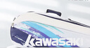 川崎（KAWASAKI）羽毛球包大容量手提单肩包球拍包袋子3支装A8360夜兰 实拍图