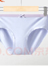 宜而爽【双层纯棉抑菌底裆】4条装内裤女士40支少女中低腰透气三角裤 实拍图
