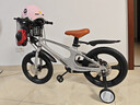 永久儿童自行车3-6岁7-10男孩女孩宝宝小孩童车女童男生女生脚踏单车 星雾银【镁合金车架】升级版 16寸 适合身高105-120cm 实拍图