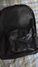 休闲书包男简约双肩包男背包男大容量中学生旅行包 标准款中号黑色（不能充电听歌） 实拍图