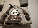 南极人男士睡衣男秋冬加绒加厚套头法兰绒家居服可外穿睡衣卡通熊猫 XL 实拍图