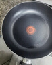 炊大皇平底锅不粘锅家用牛排煎蛋煎锅26cm少油烟磁炉通用中国红ZH26JG 实拍图