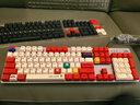 罗技（Logitech）K845机械键盘 有线键盘 办公电脑打字键盘 电竞游戏发光全尺寸个性化定制键帽卡皮巴拉 生日礼物 【K845+马里奥】青轴 实拍图