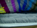 雅鹿·自由自在 A类床垫褥子可折叠双人床垫1.8x2米加厚铺底垫被 180x200cm 灰色 实拍图