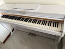 海蒂诗 电钢琴88键重锤电子钢琴儿童初学幼师专业成人家用数码立式钢琴 P-313烤漆白-蓝牙-全重锤-配琴凳 实拍图