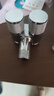 九牧王全铜马桶伴侣一进二出带喷枪角阀卫生间双出水三角阀三通双控水阀 [亮银]双控角阀304喷枪套装 实拍图