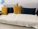 无印良品沙发座垫四季沙发盖布母婴级全棉沙发套罩巾防滑坐垫90*210cm米色 实拍图