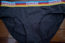 蕉内（Bananain）301S女士三角精梳棉内裤撞色腰带10A抗菌中腰本命马年红色礼盒3件 【加弹款】彩虹腰-花灰色系 3条 M 实拍图