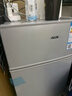 奥克斯（AUX）家用双门迷你小型冰箱 冷藏冷冻保鲜小冰箱 宿舍租房节能电冰箱 【国家补贴】BCD-24K118 基础款 银色 实拍图