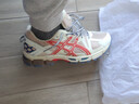 亚瑟士ASICS男鞋女鞋越野舒适运动鞋耐磨透气慢跑鞋户外 GEL-KAHANA 8 浅褐色/红色(男款) 41.5 实拍图