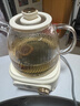 九阳（Joyoung）净萃全玻璃0胶水养生壶  办公室多功能煮茶器花茶壶 烧水壶恒温电热水壶 24h预约保温 1L WY107 实拍图