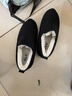 布舍元老北京布鞋棉鞋男羊毛保暖鞋老人防水爸爸鞋 441-0251 黑色39 实拍图
