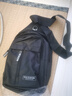 【京东物流】运动便携男女胸包单肩斜挎骑行健身训练瑜伽帆布包 黑色-双层 实拍图