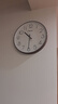 天王星挂钟客厅卧室石英钟现代简约创意钟表免打孔时尚时钟圆形挂表35cm 实拍图