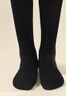浪莎袜子女过膝袜棉袜微压显瘦JK高筒配靴子女士长袜黑色小腿中长筒袜 实拍图