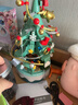 乖明星新年礼物儿童玩具男孩女孩生日礼兼容乐高积木拼装圣诞树八音乐盒 实拍图