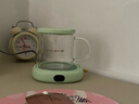 OIDIRE（偶点）加热杯垫恒温杯垫保温杯垫加热杯恒温杯牛奶加热器保温底座茶杯垫养生杯暖暖杯可调温智能 0.35L -绿色至尊款【带水杯+吸管】 实拍图