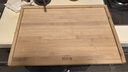 好管家擀面板家用和面板揉面饺子案板抗菌防霉切菜板大号实木砧板竹菜板 三面围挡50*35*1.5cm 实拍图