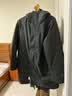 君羽反季羽绒服男中长商务款鹅绒服800高蓬白鹅绒连帽羽绒大衣 黑色 【800蓬白鹅绒】 M （推荐131-145斤） 实拍图