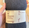 MUJI 女式 里抓绒厚款收腿裤打底裤女款紧身裤保暖25年冬季女装 黑色 XL (身高165-170 臀围100-105) 实拍图