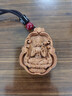 金水堂桃木护身符正品普贤菩萨本命佛吊坠真桃木2026马年本命年男女挂饰 生肖马-大势至菩萨-棕绳款 实拍图