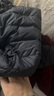 鸭鸭（YAYA）佟丽娅同款轻薄羽绒服女新款冬季短款圆领内胆修身时尚薄外套男 黑色【男款无领YE3C700311Y】 XL 【建议115-125斤】 实拍图