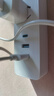 公牛（BULL）30W PD苹果快充插座/插线板/插排/桌面充电站 Type-c+USB+3插孔 全长1.8米白色 GNV-UU4303B总控 实拍图