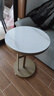 望骐轻奢岩板边几小茶几沙发角几网红阳台茶桌小圆桌可移动创意小桌子 金架+45直径雪山石岩板 实拍图