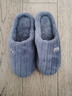 洁丽雅棉拖鞋男士秋冬季厚底保暖家居室内情侣毛绒拖鞋男冬天居家棉鞋女 灰色 42-43 【适合41-42码】 实拍图