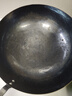 臻三环章丘铁锅炒锅手工锻打铁锅无涂层不易粘锅炒菜锅厨房好物一环轻音 古法原色（适合1-3人） 30cm 实拍图