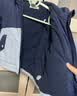 戴维贝拉女童外套棉服冬装男童宝宝加绒防水透湿连帽棉衣 实拍图