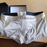 CALVIN KLEIN PERFORMANCE男士CK内裤3条装纯棉平角裤四角中腰性感莫代尔冰丝底裤短裤正品 高档纸盒【黑+灰+深灰】 莫代尔 L 140-160斤 实拍图