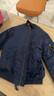 马登工装美式复古MA1飞行员棉服夹克男秋冬加厚棉袄棒球服上衣外套 宝蓝色 【男士棉服冬季/棉衣男/尼龙外套冬季保暖】 L 实拍图