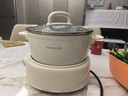 九阳（Joyoung）电煮锅电热锅小电锅宿舍电炒锅学生寝室2.5L泡面电火锅多功能锅【蒸笼款】HG25-G211S 实拍图