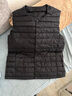鸭鸭（YAYA）反季羽绒服男冬季轻薄羽绒背心内穿马夹男士保暖内胆薄款马甲KX 黑色 L /175 实拍图