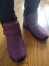回力（Warrior）棉鞋女鞋冬季加绒加厚中老年保暖妈妈鞋棉靴雪地靴子女官方红色38 实拍图