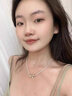 伊灿施家蝴蝶结小米珠仿珍珠项链女小众高级感锁骨链2025新款爆款颈链 施家蝴蝶结小米珠珍珠项链 实拍图