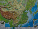 58厘米凹凸地图 中国地形+世界地形 4开套装 祥云边学生专用版 晒单实拍图