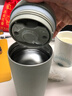 THERMOS膳魔师 保温杯420毫升咖啡杯男女情侣学生便携水杯子TCTS-420 GR 实拍图