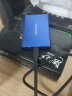 三星（SAMSUNG）T7  NVMe高速移动固态硬盘Type-c接口USB3.2固态PSSD硬盘高速硬盘指纹硬盘移动ssd T7极光蓝（不带指纹识别) 1TB 实拍图