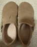 西遇全包勃肯鞋女加绒2025冬季新款软底外穿棉鞋保暖一脚蹬毛毛鞋 浅棕色 36 (230) 实拍图