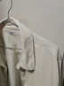 优衣库男装女装灯芯绒工装衬衫长袖衬衣休闲复古480295 01 乳白色 M 实拍图