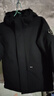 君羽羽绒服男新款户外加厚白鹅绒服800高蓬防风保暖白鹅绒夹克52217 黑色 S （推荐120斤以下） 实拍图