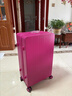 DTA宽拉杆行李箱女大容量新款拉杆箱登机箱密码旅行箱男芭比粉20英寸 实拍图
